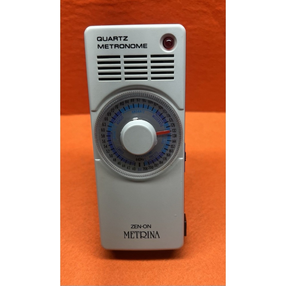 Vintage Zen-On‎ Metrina Quartz Metronome Tested And Works With Case